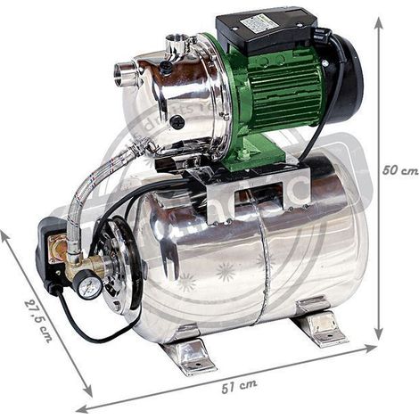 Surpresseur Surjet inox 970 W - 24 Litres