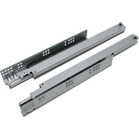 Kesseböhmer Vollauszugsführung links/rechts - Schubladen Auszug KB-CX Nennlänge 450 mm, Stahl verzinkt (1/2)