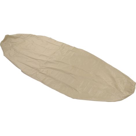 Toile de store de terrasse en tissu Oxford enduit argent 210D, imperméable, protection UV, anti-poussière, store manuel rétractable