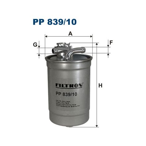 Kraftstofffilter PP839/10 Filtron