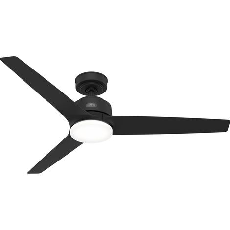 Ceiling Fan Galvin Black with LED Light & Remote
