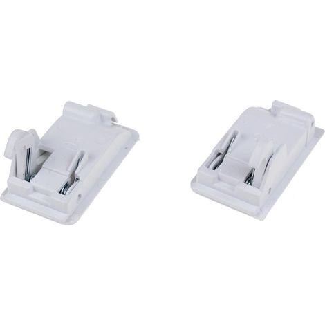 Lot de 2 verrous d'origine (481941129646) Hotte ARTHUR MARTIN ELECTROLUX, BAUKNECHT, FAURE, WHIRLPOOL (1/2)