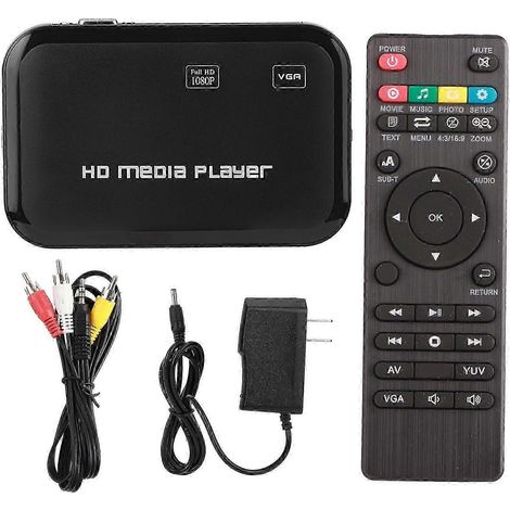Mini lecteur vidéo HDMI 1080p VGA AV, lecteur multimédia vidéo, boîtier TV intelligent (1/5)