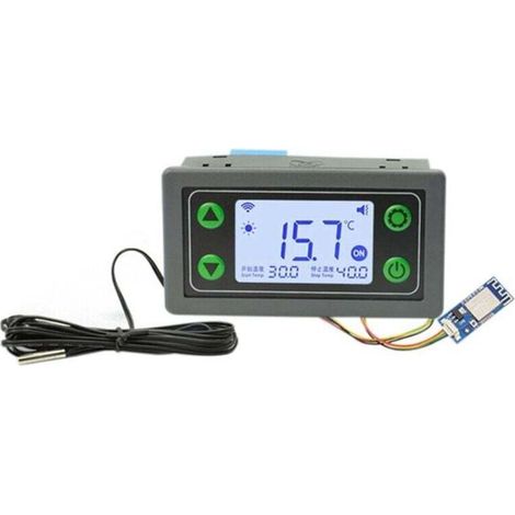 Thermostat Wifi - Contrôleur De Température Numérique - Plage -40 À 110 °C - Précision 0,1 °C - Relais 30 A - Pour Chauffage Refroidissement - 1 Pièce (1/4)