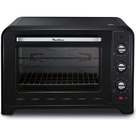 Moulinex – Mini four chaleur tournante 60L – Puissance 1800W – Commande électronique – Nettoyage manuel – Dimensions 41.6 x 62.2 x 44 cm