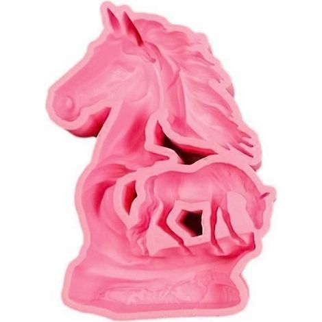 Moules en résine faits main pour chevaux, ornements, moules en silicone pour animaux, moules décoratifs (1/4)
