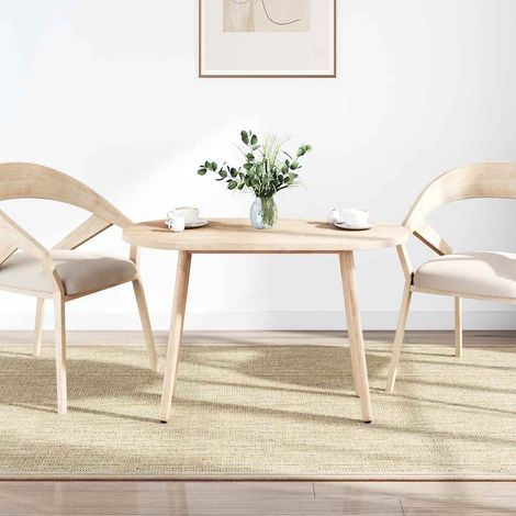 Maison Exclusive - Piano del tavolo 100x50x2,5 cm in legno massello di pino ovale