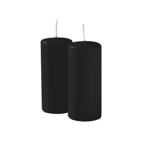 Cereria Di Giorgio Ceri Ø 5 cm H. 12 cm (9 pz) - Nero (1/2)