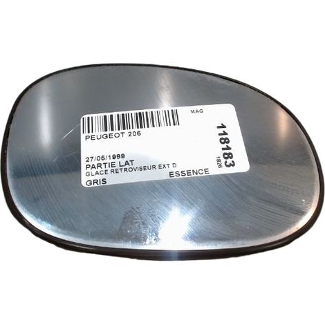 [PRODUIT D'OCCASION] Glace Retroviseur Exterieur D PEUGEOT 206 ♻️ Ref Oe. 8151qr - Garantie à vie (1/3)