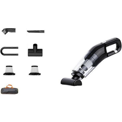 Aspirateur à main sans fil, 10000 Pa puissant aspiration, portable rechargeable aspirateur de voiture pour maison (1/5)