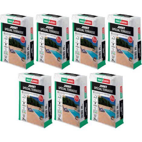 Lot de 7 sacs de joint spécial terrasse PAREXLANKO - Beige - 175 kg (1/5)