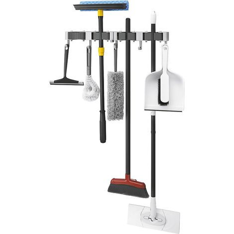 Supports Muraux Hang Up4 Rangement Mural Polyvalent, Gain De Place - Metaltex (1/4)
