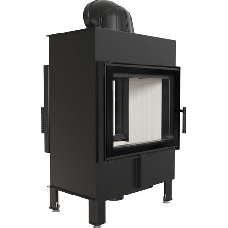 Kamineinsatz KRATKI LUCY Tunnel 12kW Ø200 Ansaugung Rekuperation SET (1/5)