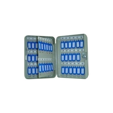 Armario Llavero 60 Llaves Vivah Metal Gris Vh99769