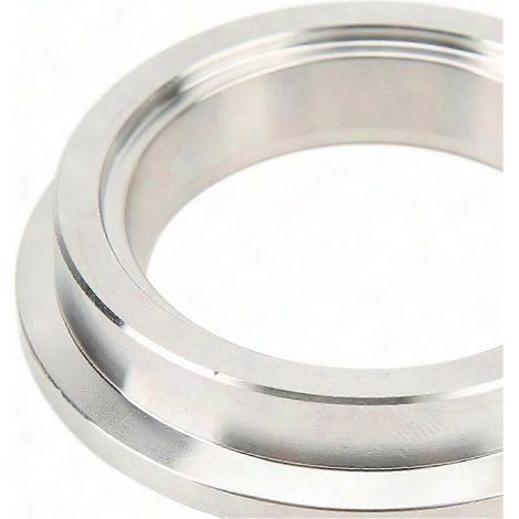 Bride d'admission 44mm pour wastegate, bride V-band en acier inoxydable 304 à souder, remplacement compatible côté entrée Tial MVR, accessoire turbo haute performance (1/2)