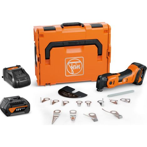 Fein Akku-MultiMaster AMM 700-1.7Q AS 18 V / 2x 5,0 Ah Akku + Ladegerät inkl. Zubehör im Koffer - 71293762000 (1/4)