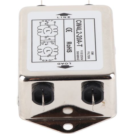 20A 115V/250V 50/60Hz CW4L2-20A Netz-EMV-Filter, Leistungsanschlussklemme T (1/5)