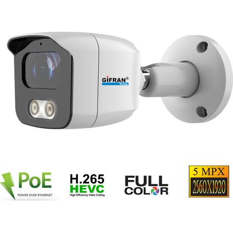 Telecamera da esterno professionale IP PoE 5MPX (1/3)