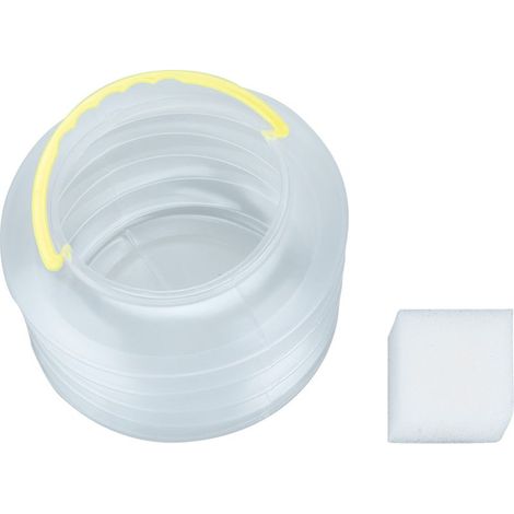 Seau pliable pour nettoyage de pinceaux aquarelle, seau à lavage portable en plastique (1/5)