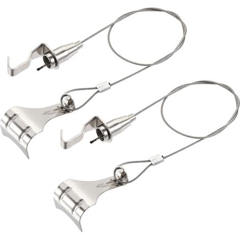 Kit de fil suspension pour tableaux JKAPCYJFHF, 2 jeux 0,5 m avec (1/5)