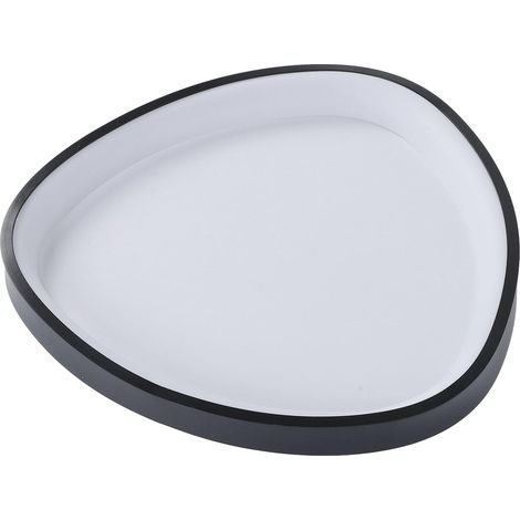 Oval LED Ceiling Light, 16.5 Inch Dimmable Lamp, Home Lighting with Remote Control and 3 Color Temperatures, Ideal for Bedroom, Kitchen, Living Room and (1/5)