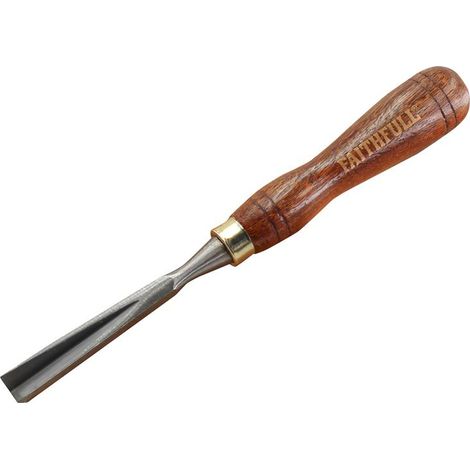 Faithfull FAIWCARV7F FSC V-Straight Parting Carving Chisel 12.7mm (1/2in) FAIWCARV7F (1/2)