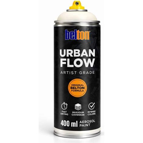 Bombe de peinture - Ivoire clair - Belton - Urban Flow - 400ml - Haute couvrance