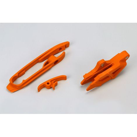 Kit de deslizadores pequeños y grandes + guía de cadena - KTM SX 125/150/250 Naranja '11-16 UFO