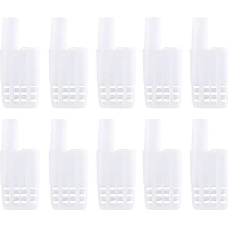 Lot de 10 cages à reines en plastique, outils apicoles essentiels, durables et pratiques, idéaux pour capturer les abeilles - AquaForge (1/5)