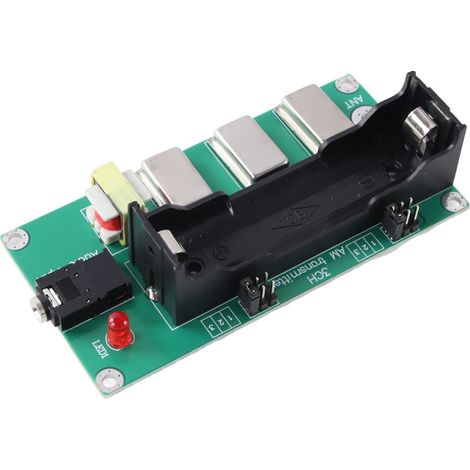 Émetteur AM 3 canaux 1 MHz, 3 MHz, 5 MHz, modulation d'amplitude, avec antenne et câble audio 3,6 V (1/5)