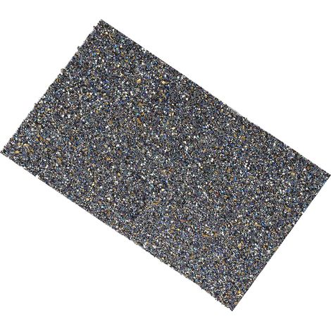 Ruban thermocollant orné de pierres précieuses artificielles, de perles et de cristaux, à appliquer au fer à repasser (noir) (1/5)
