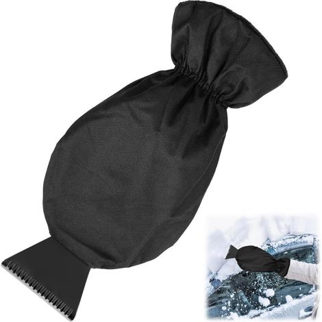 Eiskratzer mit Handschuh Schwarz, gefüttert, wasserdicht, für Auto, SUV, Transporter (1/5)