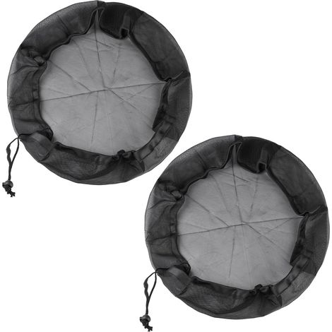 Lot de 2 filets de protection réglables en maille de 60 cm pour barils d'eau (1/5)