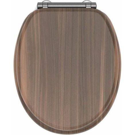 Gelco Tapa WC Noyer Madera MDF FSC Cierre Suave (1/3)