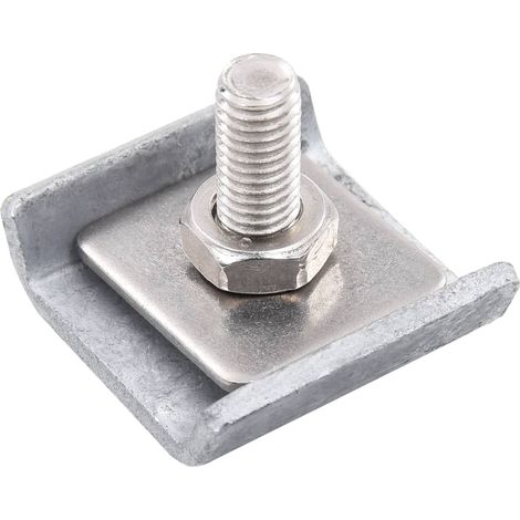 Ensemble de 25 connecteurs de tapis de grille Argenté CFW67405 (1/3)