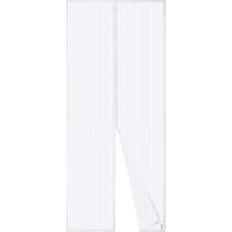Zanzariera magnetica per porta, tenda a rete, chiusura magnetica dall'alto verso il basso con chiusura automatica, mantiene l'aria fresca (90x210 cm) (1/5)