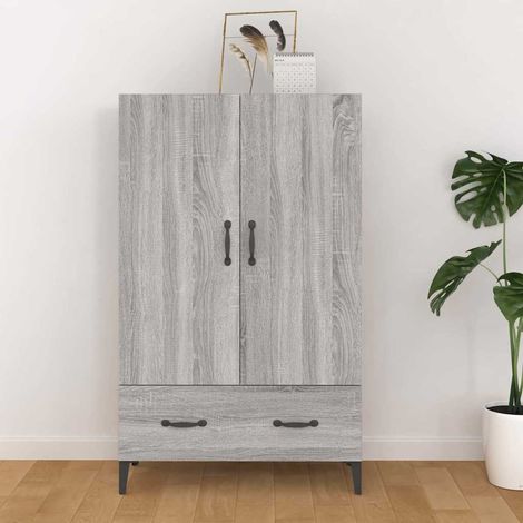 vidaXL Highboard Grey Sonoma 70x31x115 cm Engineered Wood (1/5)