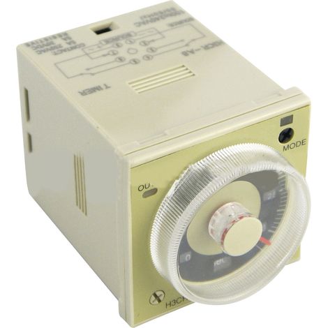 Relais temporisé à bouton rotatif H3CR A8, minuterie de temporisation pour circuit de commande automatique AC 100-240V. (1/5)