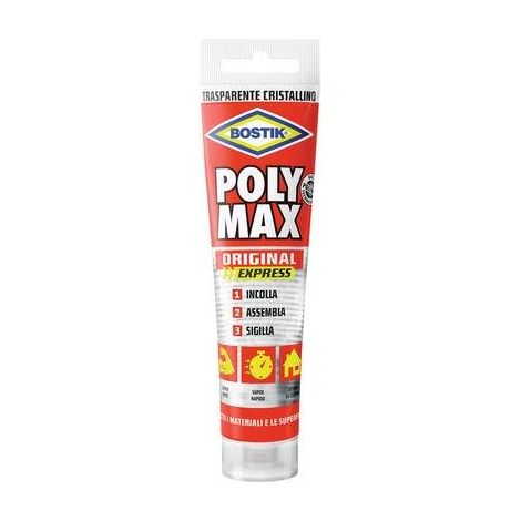 BOSTIK POLYMAX ORIGINAL EXPRESS - TRASPARENTE GR 115- 2 pezzi
