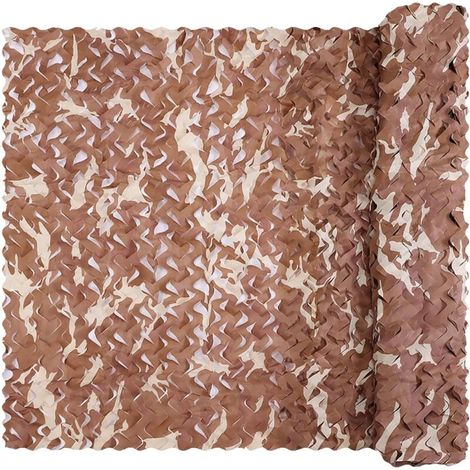 Filet de camouflage/d'ombrage - 3 x 5 - Désert, Filet de camouflage vert antiaérien, Filet de camouflage d'ombrage extérieur