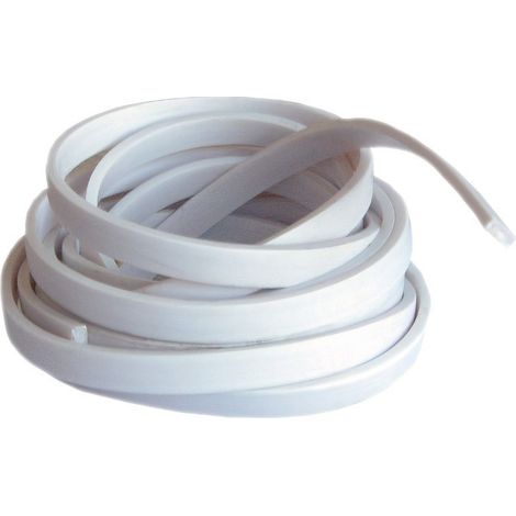 Fettuccia in pvc bianco da saldare 3x9 mm (1/2)