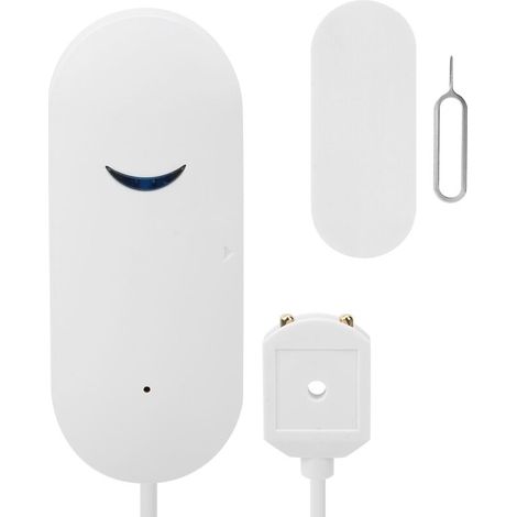 Détecteur de fuite d'eau WIFI, capteur d'inondation et de débordement, alarme avec ruban adhésif double face pour Tuya (1/5)