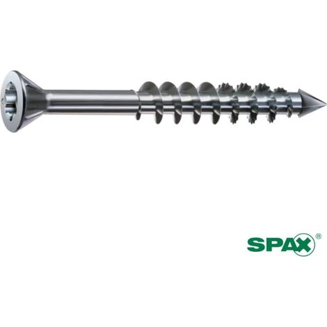 Vis MDF SPAX TF T-STAR plus 4X40 Acier Lubrifié WIROX avec Pointe CUT (1/2)