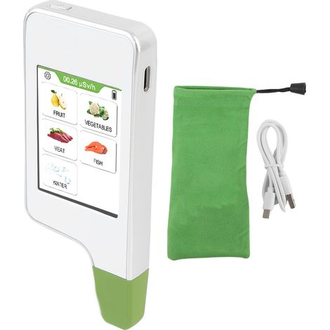 Misuratore di nitrati e TDS dell'acqua 2 in 1, display a colori TFT, rilevatore di alimenti per frutta, verdura, pesce e carne. (1/5)