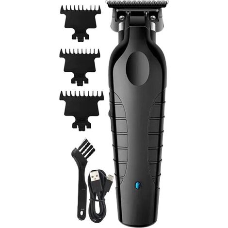 Cortapelos para hombre, recortadora eléctrica, kit de aseo profesional recargable, potente y relajante para rostro y cuerpo. (1/5)