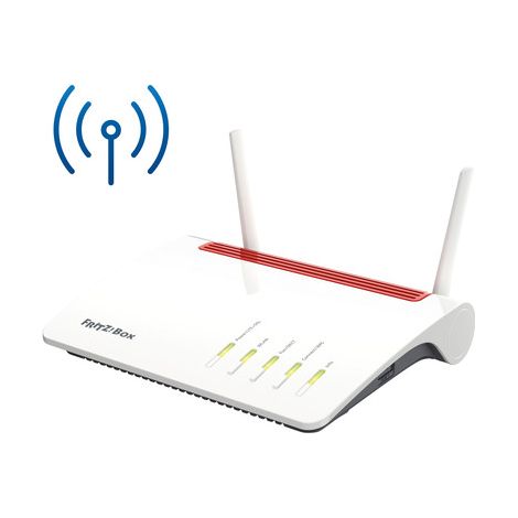 AVM FRITZBox 6890 LTE Router 4G Dual-band Gigabit Ethernet Rosso e Bianco (1/5)