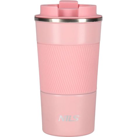 Rosa Thermobecher - isoliert, auslaufsicher, 9 oz
