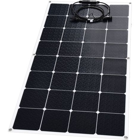 Flexibles monokristallines Silizium-Solarpanel mit Ladegerät, wasserdicht, für Camping, Wohnmobil und Boot, 100 W (1/5)