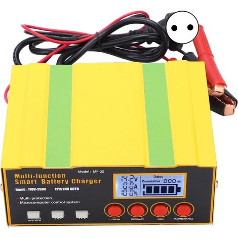 Caricabatterie per auto universale multifunzione intelligente Crezuo MF-2S-Crezuo