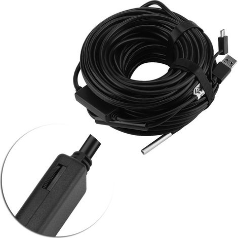 1pc Endoscope USB 5.5mm 20m avec Caméra Étanche 720P pour Inspection de Conduits et Voitures (1/5)